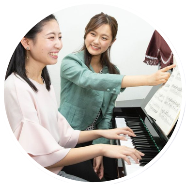 Hanaポップスピアノの無料体験レッスンの様子